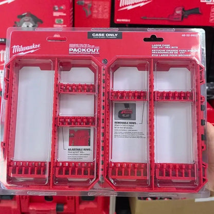 Kit di Punte per Trapano a Impatto Milwaukee Heavy-Duty, Attacchi Esagonali da 1/4", Punte Magnetiche Organizzate in Custodia Portatile