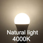 20 Lampadine LED E27 AC 220V 8W 9W 10W 12W 15W 18W 24W Luce Calda e Fredda 3000K 4000K 6000K per Illuminazione Domestica