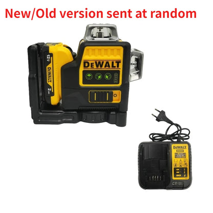 DEWALT DW089LG 3*360 °   Livella laser verde, con batteria al litio da 12 V, per tracciare linee orizzontali e verticali, ideale per l’uso all’aperto.
