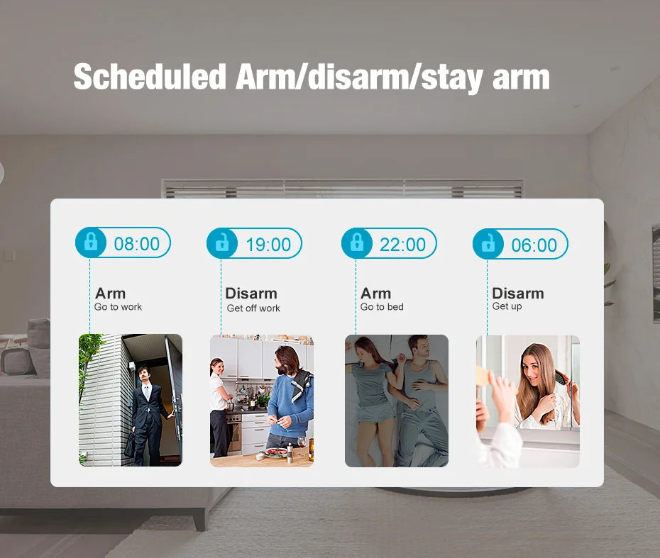 Sistema di Allarme di Sicurezza Wireless G20, GSM WIFI, Compatibile con il Sistema Tuya Smart Home per Casa Intelligente, Controllo Remoto tramite App Smart Life