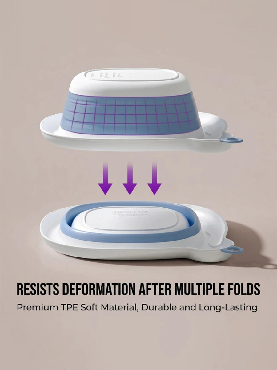 Philips Avent Vaschetta Pieghevole Antibatterica per il Bagnetto del Bambino 4,5L Vaschetta Portatile Resistente alle Cadute per il Bagnetto dei Neonati
