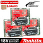 Batteria originale Makita 18V, 5Ah/6Ah, agli ioni di litio, per Makita BL1830, BL1815, BL1860, BL1840. Batteria di ricambio per utensili elettrici Makita.
