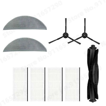 Spazzola principale/laterale Filtro HEPA Mop Panno Scatola per la polvere Sacchetto per la polvere per XiaoMi Lydsto R1 / R1A / R1 Pro / S1 Parti per aspirapolvere robot