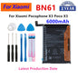 100% originale BM4M BM4N BM4Q BM4R BM55 BM4V BM52 BM4K BM4H BM4F BP42 BN61 BN62 batteria per Xiaomi Mi 11 Lite/11 Pro/11 Ultra