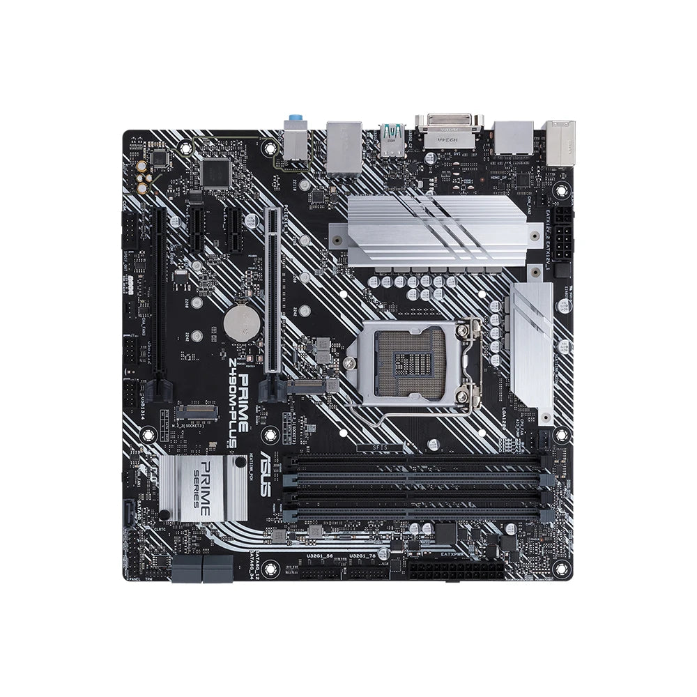 Scheda madre ASUS PRIME Z490M-PLUS Intel Z490 LGA 1200 supporta CPU 11900K 10900K 10700K 11700K 10600K 11600K DDR4 M.2 HDMI MATX
