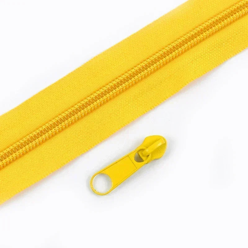 2/5/10/20M # 3 # 5 Cerniere da cucito al metro, in nylon a spirale, con cursori, kit di riparazione e chiusure per borse e forniture