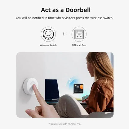 SONOFF SNZB-01P SNZB 01P Sonoff Interruttore Wireless Zigbee Interruttore Scena Smart Home Controllo Vocale per EWeLink APP Home Assistant
