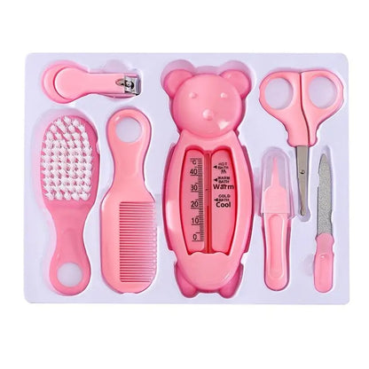 Set di 13 Pezzi per la Cura del Bambino, Kit Portatile per Toelettatura e Cura delle Unghie