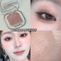 Palette Ombretto Monocromatico Rosso Marrone, Eyeliner in Polvere, Rosso Corallo Opaco Setoso, Eyeliner Effetto Baco, Impermeabile, Trucco Aegyo-sal