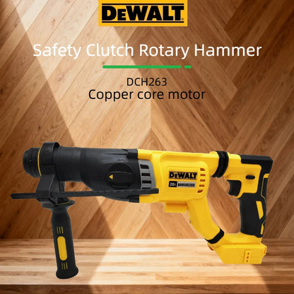 Martello rotante portatile a batteria DEWALT DCH263, senza spazzole, 20V, trapano a percussione elettrico al litio 3-in-1