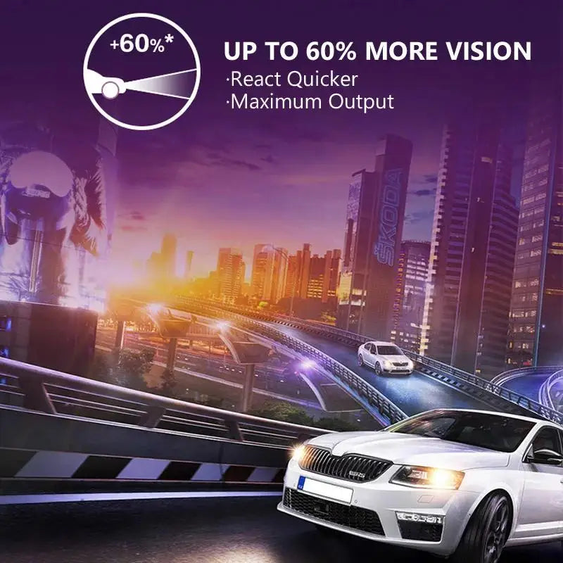 Philips HB3 9005 12V 65W P20d VisionPlus 3250K Luce intensa Fino al 60% Visione Alogena Lampade per auto originali Faro 9005VPS2
