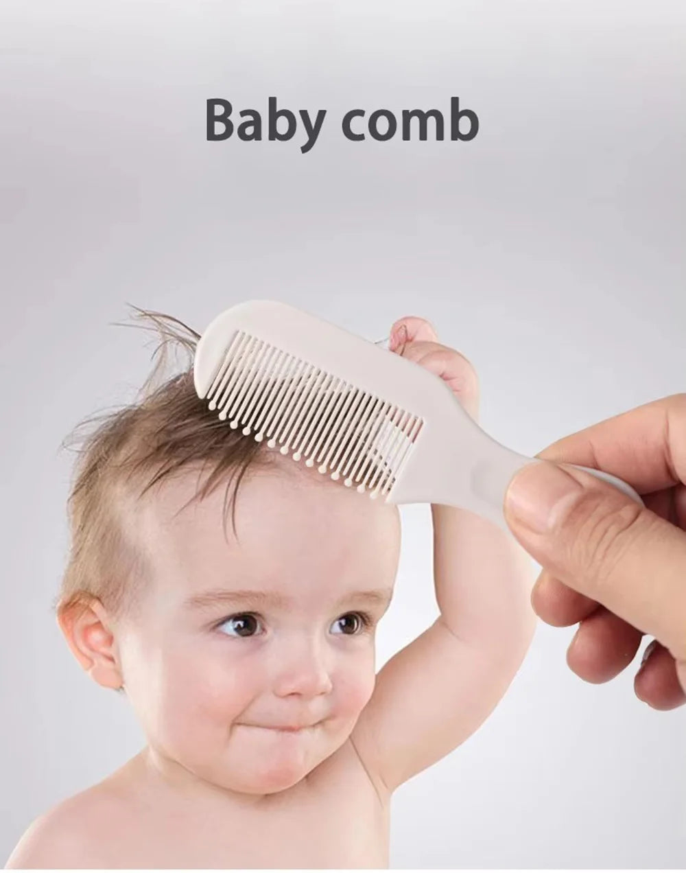 Kit per la Cura del Neonato 9 Pezzi con Tagliaunghie, Spazzola per Capelli, Pettine, Termometro, Set Essenziale per l'Igiene del Bambino, Kit da Viaggio