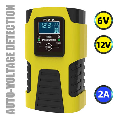 6V 12V Auto Moto Camion AGM Piombo Riparazione Automatica Desulfatore Accessori Caricabatteria Automotive Intelligente