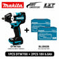 Avvitatore a impulsi Makita DTW700 a batteria 18V Brushless 700Nm, pistola a impulsi elettrica ad alta coppia con attacco da 1/2 pollice, velocità variabile, Auto-Stop per BL1830 BL1840 BL1850 BL1860B, spedizione rapida UE