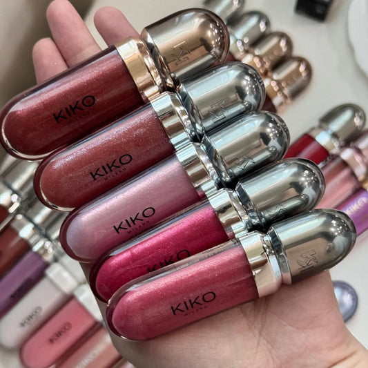 Rossetto KIKO Milano Double Touch 16 ore senza trasferimento, resistente alle sbavature, impermeabile, a prova di bacio, colore a lunga durata, resistente al trasferimento.