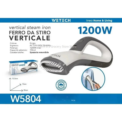 Ferro da stiro elettrico a vapore WETECH, serie W5801‑W5806, potenza massima 1200‑2200W, ideale per la stiratura dei capi, con funzione di autopulizia, controllo del vapore regolabile, piastra in acciaio/ceramica/antisciv
