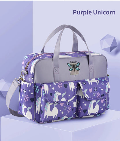 Borsa per pannolini impermeabile di nuovo stile borsa da viaggio Messenger di grande capacità borse multifunzionali per passeggino madre maternità