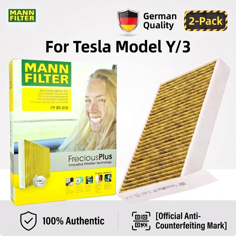 Filtro abitacolo MANN FILTER FreciousPlus FP25015 per TESLA MOTORS Model 3 Model Y Model Y L