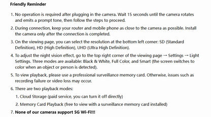 Telecamera IP WiFi Smart 1080P 2MP, Telecamera di Sicurezza Domestica Wireless, Monitor per Bambini e Animali Domestici P2P