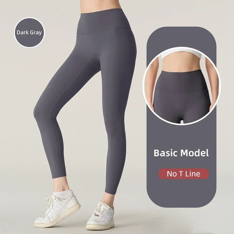 2024 Vendita calda Fitness Allungamenti Leggings femminili a figura intera Pantaloni da corsa Pantaloni da yoga comodi e aderenti Legging da allenamento