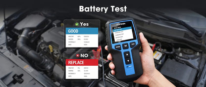 TOPDON BT200 Tester batteria portatile Strumenti di test di avviamento di ricarica per auto 12V Monitor batteria diagnostica automobilistica 100-2000CCA