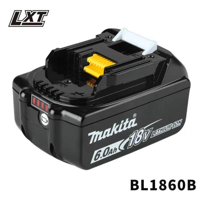 Batteria originale Makita 18V, 5Ah/6Ah, agli ioni di litio, per Makita BL1830, BL1815, BL1860, BL1840. Batteria di ricambio per utensili elettrici Makita.