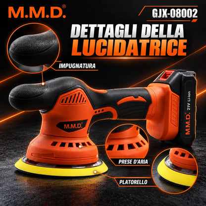 M.M.D Lucidatrice a Batteria 21V Lucidatrice Auto Fai Da Te Riparazione Vernice GJX-08002