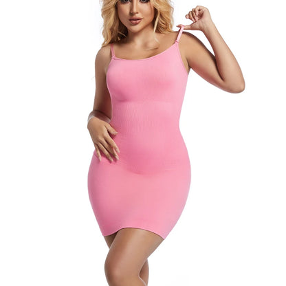 Shapewear da donna Sottovesti completi sotto i vestiti Controllo della pancia Nuovo Contrazione invisibile della pancia Body Shaper Vestito Canotta Slip Abbigliamento