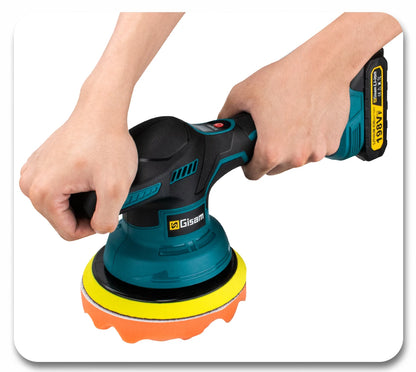 Gisha Cordless Car Polisher 8 Marce Regolabile Auto Elettrica Ceretta Levigatura Sigillatura Smalto Strumento di Potere Fit Makita 18v Batteria Spille