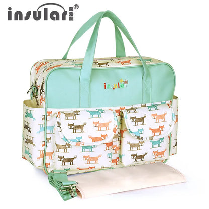 Borsa per pannolini impermeabile di nuovo stile borsa da viaggio Messenger di grande capacità borse multifunzionali per passeggino madre maternità