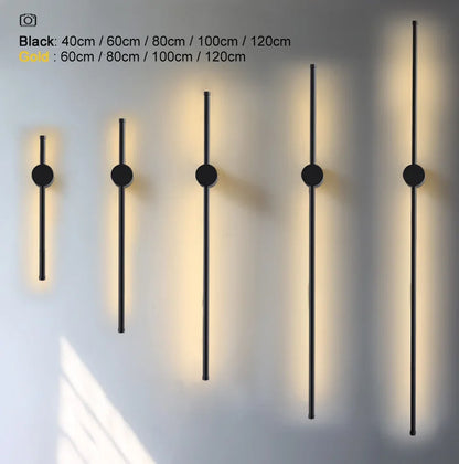 Lampada da parete moderna a LED 350 ° Lampada da parete lunga con rotazione Lampada da parete per camera da letto Soggiorno TV Divano Sfondo Apparecchio di illuminazione per interni