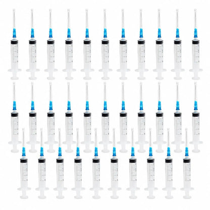 30PZ 5ml Siringhe in plastica riutilizzabili, Siringa Dosatrice per Alimentazione Piccoli Animali Domestici, Pittura Artistica, Colla Applicatore
