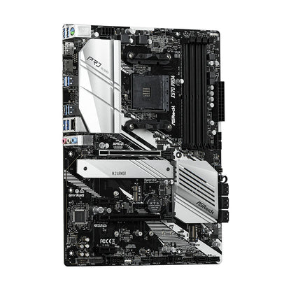 Scheda Madre Gaming ASRock X570 PRO4 Socket AM4 PCIe 4.0 M.2 USB3.2 Supporto Ryzen 7 5800X 5600X 3700X DDR4 ATX