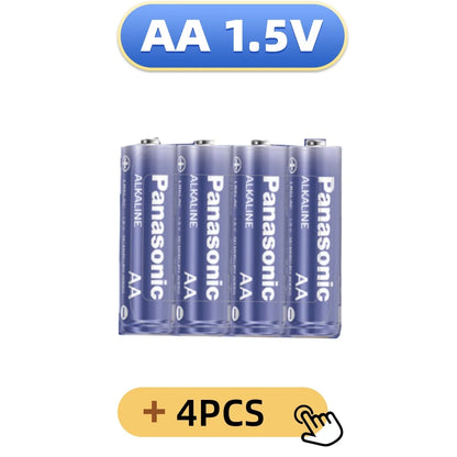 Batterie alcaline Panasonic AA/AAA da 1,5 V, adatte per fotocamere digitali, torce elettriche, lettori CD, mouse wireless, ecc.