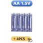 Batterie alcaline Panasonic AA/AAA da 1,5 V, adatte per fotocamere digitali, torce elettriche, lettori CD, mouse wireless, ecc.