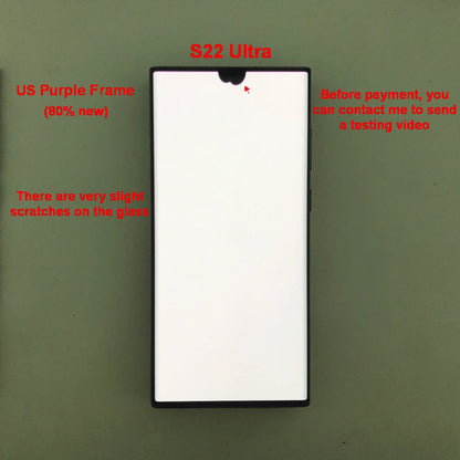 Display Super AMOLED per Samsung Galaxy S22 Ultra LCD SM-S908 S908U S908E, Schermo Touch Digitizer di Ricambio con Difetti