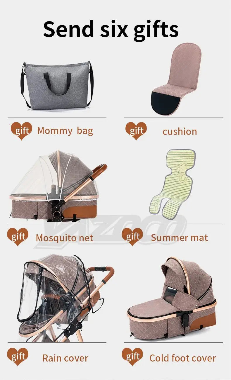 Passeggino 3 in 1 Passeggino multifunzionale Facile da viaggio pieghevole Seggiolino di sicurezza per carrozzina portatile Standard UE Spedizione gratuita