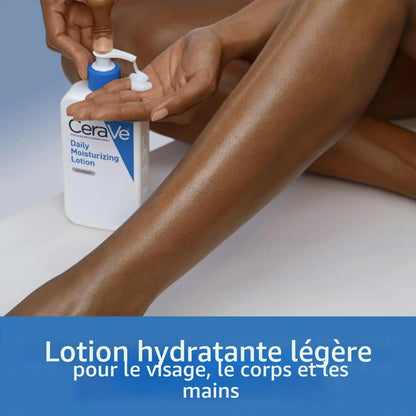 CeraVe, lozione idratante da 473 ml, sviluppata da dermatologi, per pelli secche o molto secche.