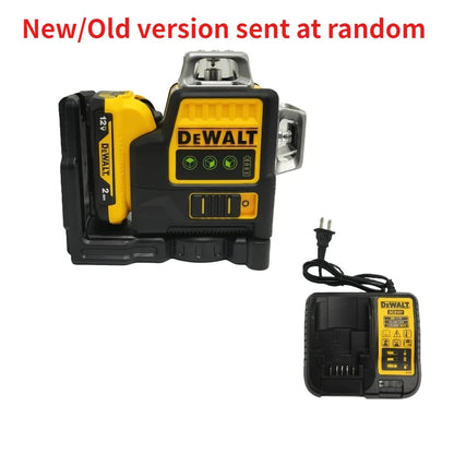 DEWALT DW089LG 3*360 °   Livella laser verde, con batteria al litio da 12 V, per tracciare linee orizzontali e verticali, ideale per l’uso all’aperto.