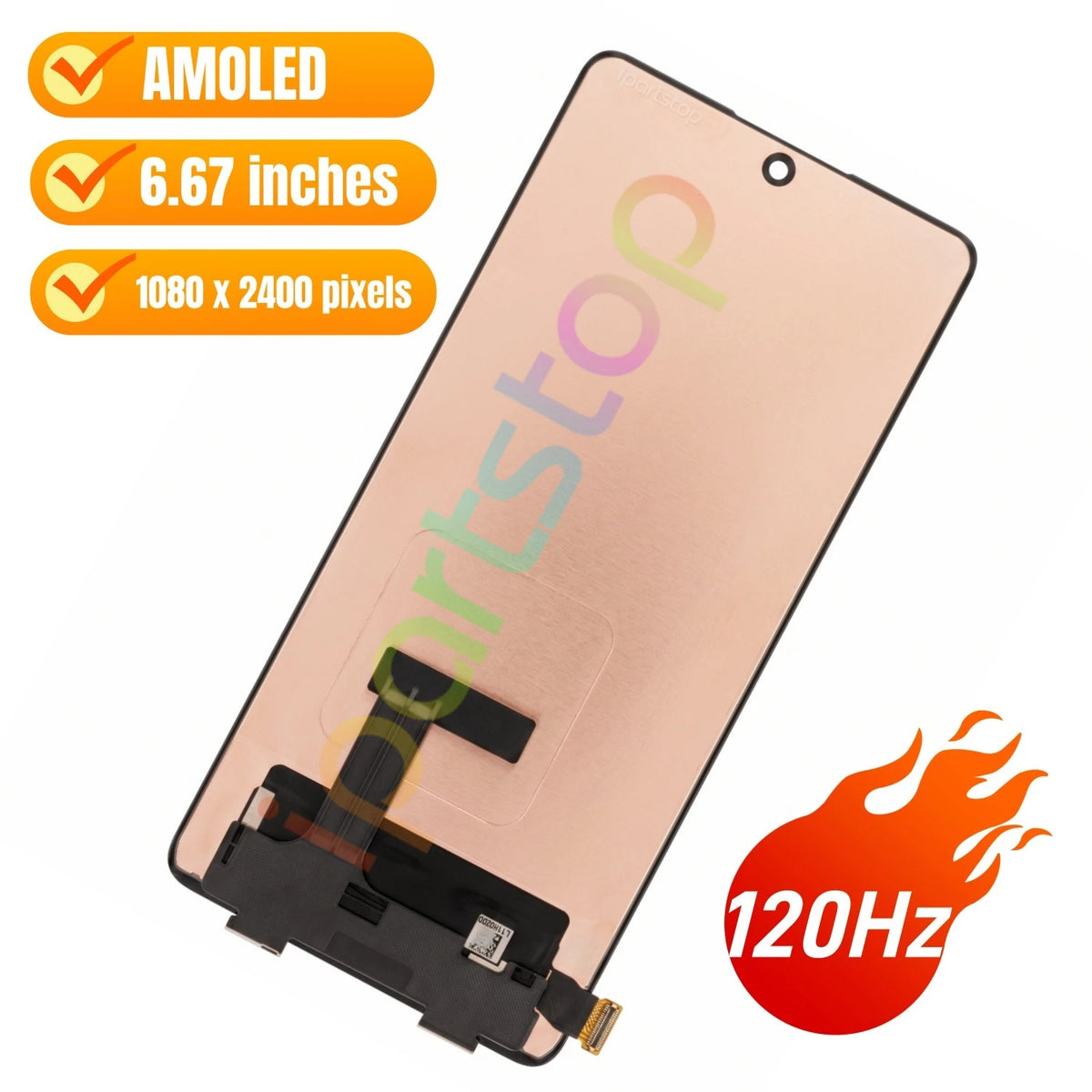 iParts Sostituzione Nuovo Display per Xiaomi 11T Pro 2107113SG 11T 5G 21081111RG 120Hz AMOLED Touch Screen Con Telaio di Montaggio OEM