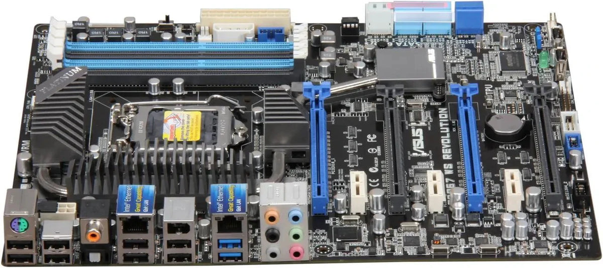 Scheda madre ASUS P8P67 WS REVDLUTIDN LGA 1155 Intel P67 DDR3 32GB supporta CPU Core i3-2125 i5-3550 i7-3770T i5-2500 G2020