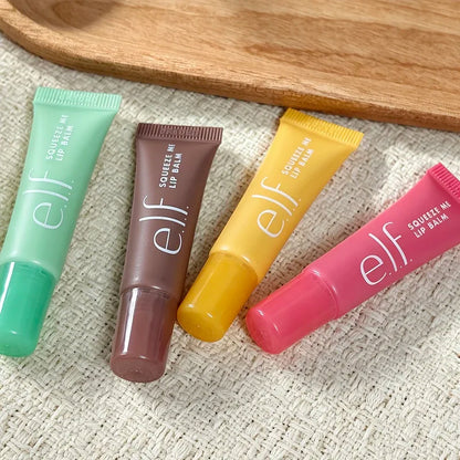 Set di lucidalabbra al gusto di frutta della marca Elf, con fragranze di menta e cioccolato, mango e anguria, balsamo labbra idratante a lunga tenuta, cosmetici per labbra.
