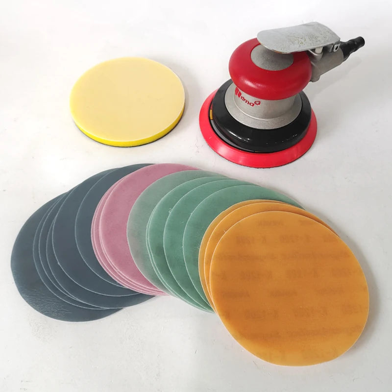 Disco Lucidante per Vernice Auto KOVAX Giapponese, Diametro 5 Pollici, 125mm, Carta Morbida Opaca Rotonda per Finitura Liscia
