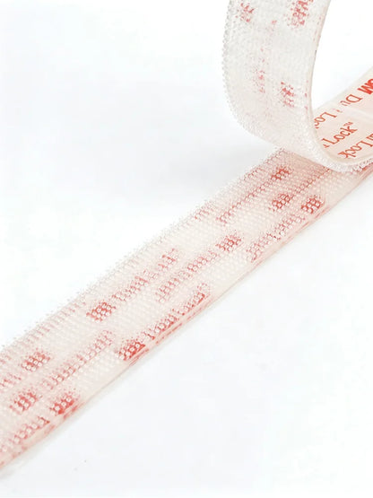 Nastri 3M Sj3560 con Fibbia a Testa di Fungo e Doppia Chiusura, Chiusura a Strappo Trasparente Multifunzionale, Forte Adesione, Senza Cuciture 5/10 Pezzi