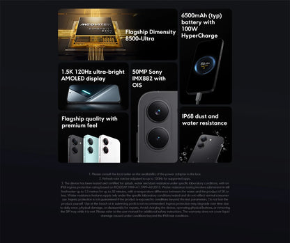 POCO X8 Pro, versione globale, smartphone con processore Dimensity 8500-Ultra, batteria da 6500 mAh, schermo AMOLED da 6,59" a 120 Hz, fotocamera da 50 MP, NFC, sistema operativo Android 16.