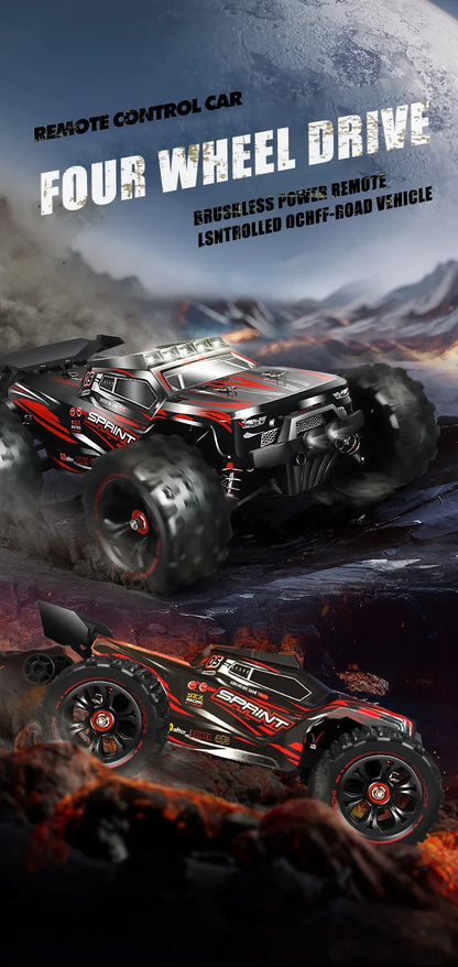1:14 85KM/H o 50KM/H 4WD RC Auto con telecomando a LED Camion Drift Monster 4x4 ad alta velocità per bambini Vs Wltoys 144001   Giocattoli