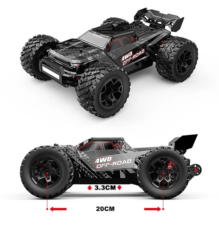 Auto RC MJX Hyper Go 14207 Brushless, Scala 1/14, 2.4G 4WD, Elettrica ad Alta Velocità, Fuoristrada, Telecomando, Monster Truck per Bambini