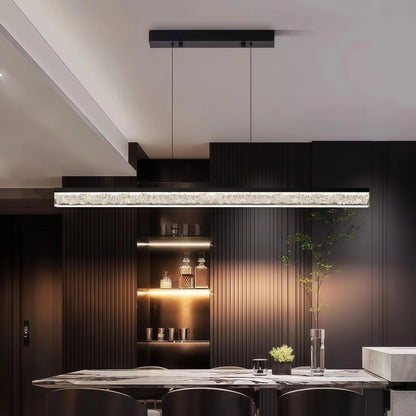 Lampadario a Soffitto Minimalista, Lampada a Sospensione di Lusso per la Casa, Luce Pendente in Acrilico con Telecomando e Dimmer, Lampada da Soffitto