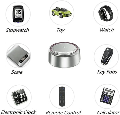 Batterie AG9 SR936SW/394 1.55V Alcaline a Bottone Ideali per Apparecchi Acustici, Orologi, Calcolatrici, Termometri, Giocattoli ecc.