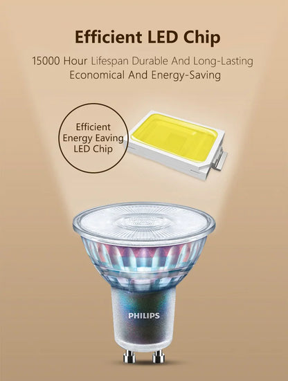 Philips LED GU10 PAR16 Essenziale 4,6W (=50W Alogeno) 220-240V 36 °   Lampada spot classica di grado 2700K 3000K 6500K Faretto LED bianco